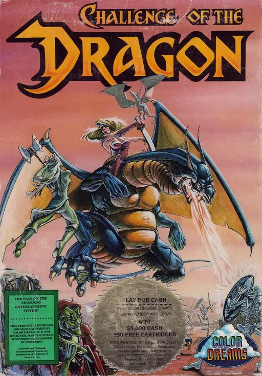Challenge of the Dragon (USA) (Color Dreams) (Unl)